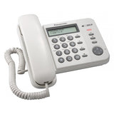 Телефон Panasonic со кабел KX-TS560FXW во бела боја