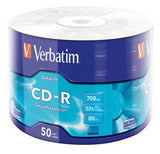 CD-R Verbatim 700MB 52x 50 парчиња завиткана дополнителна заштита