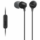 Слушалки Sony MDR-EX15APB со микрофон, црни