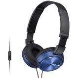Слушалки Sony MDR-ZX310APL со микрофон сина боја