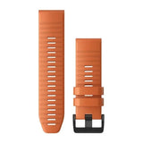 Силиконски ремен за часовник Garmin QuickFit 26mm Ember Orange