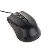 Глушец Gembird MUS-4B-01 Оптички Црн 1200DPI USB