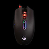Глушец A4 Q80 Bloody Gaming Neon XGlide Оптички Прекинувач USB Црн