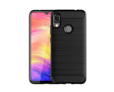 Mbështjellëse prej silikoni TPU me fibra për Xiaomi Redmi 7