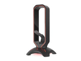 Поставка за слушалки Genesis Vanad 500 RGB Gaming со држач за глушец и 2-портен USB хаб