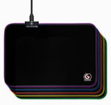 Mouse Pad për Lojëra MP-GAMELED-M me Dritë LED të Zezë 250 x 350