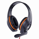 Слушалки Gembird GHS-05 за игри црна/портокалова со микрофон