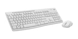 Тастатура Logitech Wireless Desktop MK295 Combo со глушец, тивко бела