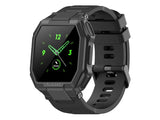 Паметен часовник Blackview R6 црн, издржлив 1.3" со мерење на отчукувања на срце/IP68 водоотпорен/GPS/BT/8 спортски/монитор за спиење