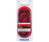 Philips стерео кабел, приклучок од 3,5мм до 3,5мм, 3м