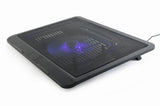 Држач за лаптоп Gembird до 15.6"/1x120mm LED вентилатор/црн
