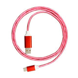 USB кабел за Apple Lightning Platinet 1м LED црвена