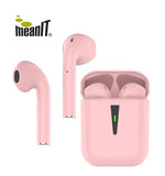 Слушалки MeanIT B200 TWS Bluetooth со микрофон, розови