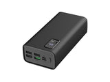 Моќна батерија Platinet 30000mAh 22W QC3.0 PD3.0 LCD црна