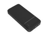 Платинет енергетска батерија од 20000mAh со полимерна ABS текстура во црна боја
