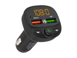Безжичен Bluetooth FM предавател Tellur B7 без раце/двоен полнач со LCD екран