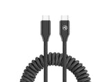 USB тип-C до тип-C кабел PD60W Tellur 1.8m продолжен црн