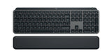 Тастатура Logitech Wireless Desktop MX Keys S Plus Graphite со потпирач за дланки