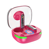 Слушалки MeanIT B80 TWS Bluetooth со микрофон, црвени