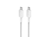 Кабел USB 2.0 Тип-C до Тип-C 0.9m Anker 322 Бел