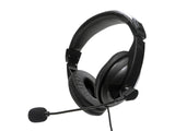 Слушалки Fiesta FIS7510 со микрофон USB, црни