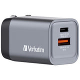 Универзален USB полнач за напојување Verbatim GaN 2 во 1 35W 1xUSB-C/1xUSB-A QC 3.0