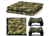 Винилска обвивка (налепници) за конзола и контролер - Camouflage (PS4)