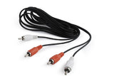 Аудио кабел 2xRCA до 2xRCA M/M 1.8m Gembird