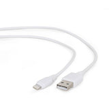 USB кабел за Apple уреди Lightning Gembird 2м бел