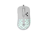 Глушец White Shark Gaming Azrael 12800dpi RGB Бела