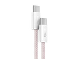 Кабел USB 2.0 Тип-C до Тип-C 1м Baseus Dynamic 3 PD 100W Бебешко Розов