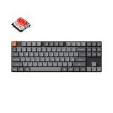 Тастатура Keychron K1 Max Безжична 80% заменлива RGB позадина со низок профил Gateron црвен прекинувач