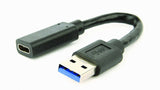 Адаптер USB3.1 Тип-A до Тип-C (AM/CF) Gembird