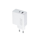 Универзален USB полнач за напојување Maxlife 45W Тип-C 2xPort QC3 PD Бел