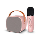 Звучник Maxlife MXKS-100 Mini Party KARAOKE со BT, микрофон. microSD, USB, AUX-IN, LED розов