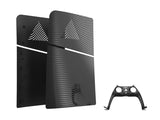 Предна плоча за Playstation 5 PS5 Slim Disc/Digital и Dualsense - Black Wave