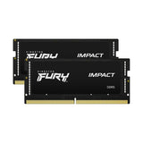 SODIMM меморија за лаптоп Kingston комплет 64GB CL40 DDR5 5600MHz Fury Impact (2x32)