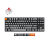 Тастатура Keychron K8 Max 80% безжично заменливо RGB позадинско осветлување Keychron Super Red Switch