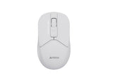 Безжичен глушец A4 FG12S, тивок USB, бел