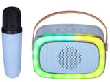 Звучник Trevi XR 8A01 Mini Party KARAOKE со BT, микрофон. microSD, USB, AUX-IN сина