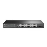 TP-Link Switch 24 портен 10/100/1000 TL-SG3428, монтажен на rack со 4 SFP порти