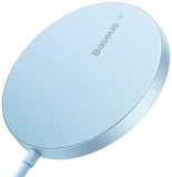Безжичен полнач Baseus Simple Mini3 магнетен 15W Galaxy Blue