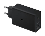 Samsung супер брз полнач PD 65W трио со USB-A и USB-C, црн