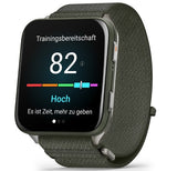 Паметен часовник Garmin Venu X1 од титаниум мов со најлонски ремче