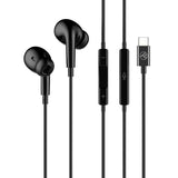 Слушалки Tellur Attune Type-C црни со микрофон