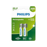Philips батерии за полнење, пакување од 2 2600 mAh