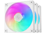 Вентилатор во куќиште 140x140x25 Deepcool FD14 ARGB (3 во 1) 1650 вртежи во минута Супер тивок LED Бела