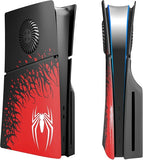 Предна плоча за Playstation 5 PS5 SLIM Disc Edition - Spider-Man 2 со отвори за одвод на топлина