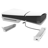 Ipega хоризонтален држач RGB за Playstation 5 Slim Disc/Digital - бел со USB хаб 2.0 x 3 порти
