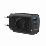 Karikues me energji USB 2në1 për Apple Watch + Telefon Gembird 20W i Zi